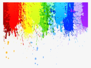 Free Png Colorful Paint Splatters Png Png Image With Rainbow Paint