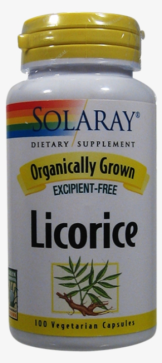 Solaray Organic Licorice Capsules Mg Solaray X Png