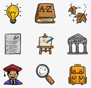 Hand Drawn Icon Family - Hand Drawn Color Png