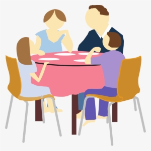 File - Family Eating Png