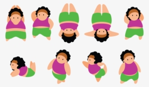 Plus Size Girls Cartoon - Weight Loss Cartoon Png