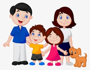 Family Clipart Png - Happy Family Cartoon