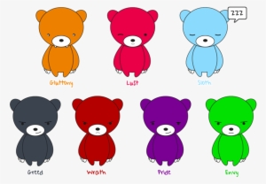 The Seven Cute Sinful Bears By Coconut - Giant Panda