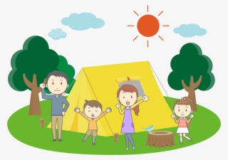 Watercolor Country Clipart, Nine Seamless Bamboo Backgrounds - Camping Clipart