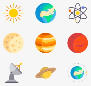 Space Elements 50 Icons - Space Icon Vector Png