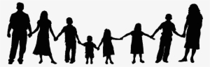 Shadow Clipart Family 6 - People Holding Hands Clipart