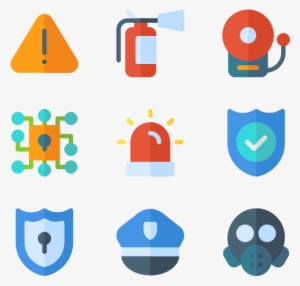 Security 50 Icons - Security Infographic Icons Png
