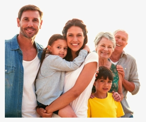 Family On Beach Image - Family