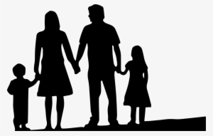 Free Images On Pixabay Vector Transparent Download - Silhouette Family