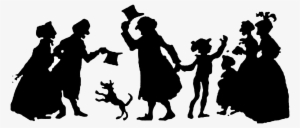Christmas Carol Silhouette