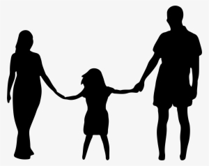 Jpg Stock Mother Daughter Father Silhouette Big Image - Mother Daughter ...