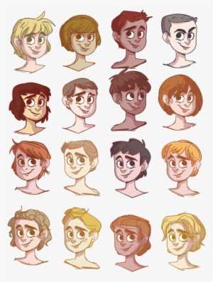 Drawing - Cartoon Boy Hair Drawing