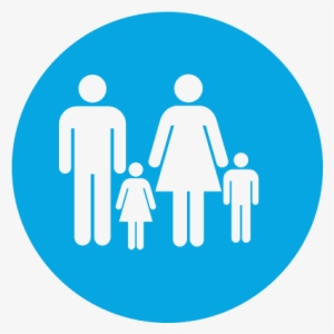 Student Information System United States - Family Icon Png Blue