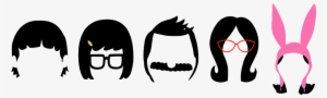 Family Clipart Outline - Bobs Burgers Season 9