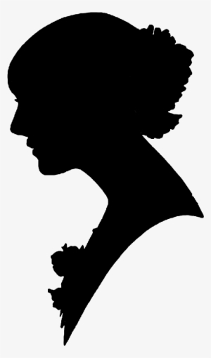 Family Clipart Silhouette - Victorian Woman Silhouette Png
