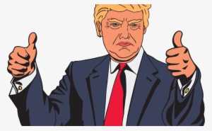 I Finally Told Donald Trump That I'm Voting For My - Trump Thumbs Up Cartoon