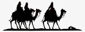 Christmas Silhouettes Image Library Stock - Three Wise Men Sketches