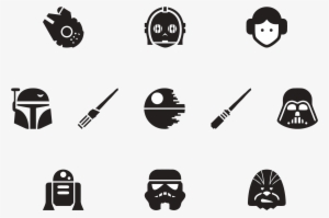 Event Header, Or Create Custom Graphics For Your Place - Star Wars Black N White