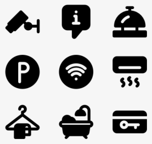 Hotel Services 90 Icons - Communication