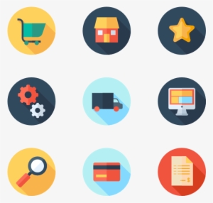 Ecommerce 50 Icons - Flat Color Icon