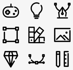 Graphic Design 20 Icons - Hand Drawn Icons Png