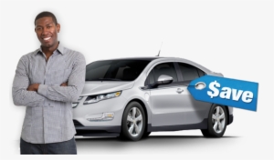 Buy With Confidence - Man And Car Png