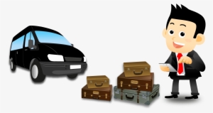 Coverage Includes Airport Pick Up, Transfer To The - Cartoon