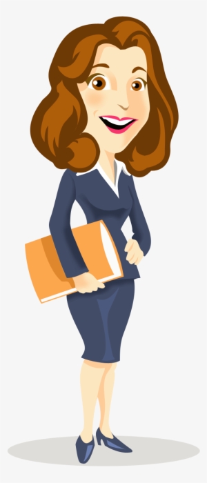 Banner Freeuse Library Cartoon Lady Png Image - Business Woman Cartoon Png