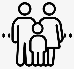 Nuclear Family Child Computer Icons Divorce - Family Line Icon