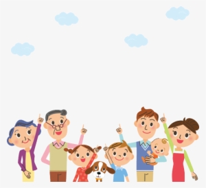 Family Cartoon Illustration - Family Cartoon Png