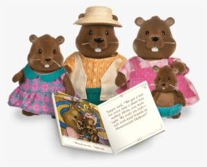 Li'l Woodzeez Beaver Family With Storybook