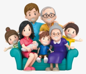 Extended Family Clip Art - Clip Art Happy Family