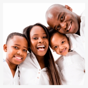 Read Less - Black Family White Background