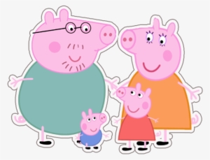 Mummy Pig Animated Cartoon Clip Art - Transparent Background Peppa Pig Transparent