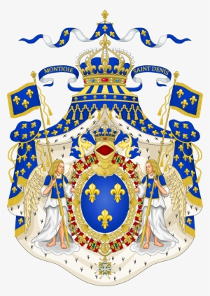 French Blue Color As Seen In The Grand Royal Coat Of - France Coat Of Arms
