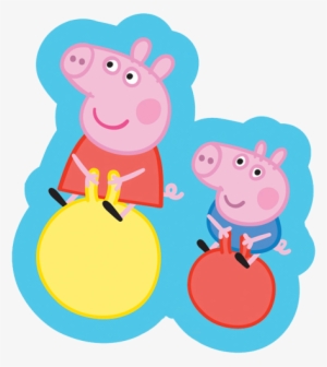 Peppa Pig Balloons Png Clip Art Freeuse Stock - Peppa Pig Foil Balloon