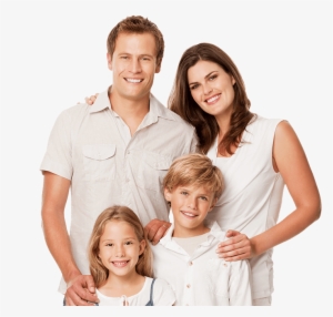 Young Family With Healthy Smiles - Family