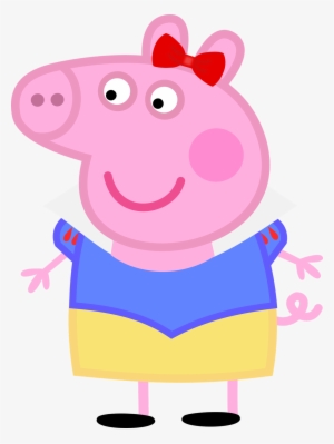 Peppa Pig Branca De Neve 01 Imagens Png - Peppa Pig Head Png