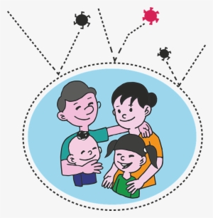 Happy Family Clipart 13, Buy Clip Art - Gambar Ayah Ibu Dan Anak Kartun