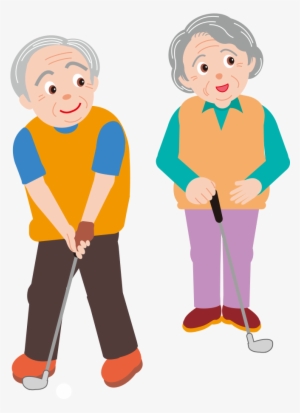 Golf Cartoon Drawing Clip Art - Jugando Golf Dibujo