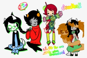 Happy Family Of 5 Clipart - Cartoon