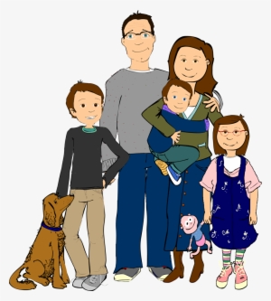Family Cartoon Child Hispanic Clip Art Family Transprent - Hispanic Family Clipart