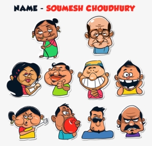 Indian Clipart Family Member - Behance