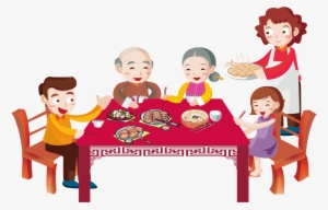 China Tangyuan Clip Art - Mid Autumn Festival Family Reunion