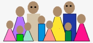 People Clip Art Of Stylized Extended And Blended Families - Family Day Clip Art