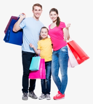 Shopping Stock Photography Family Retail - Family Shopping Photo Png