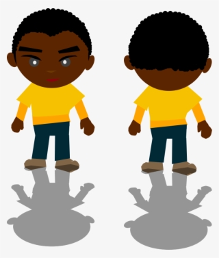 African American Family Clipart 5, Buy Clip Art - Cartoon Black Boy