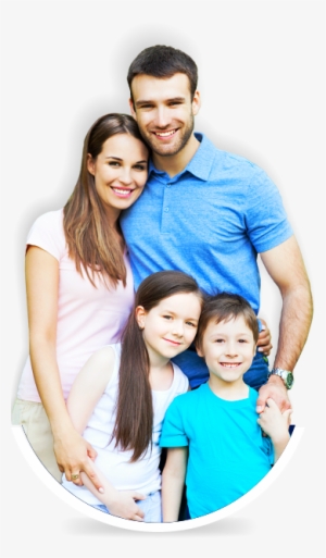 A Portrait Of Happy Family - Yaluxe Men's Cow Leather Trifold Wallet With Coin Pocket