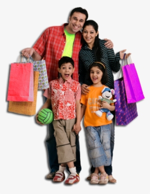 Planning To Shop With Your - Shopping With Family Png