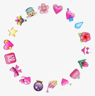 3 - Heart Emoji Circle Png